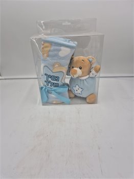 מארז שמיכה ודובי הולדת בן