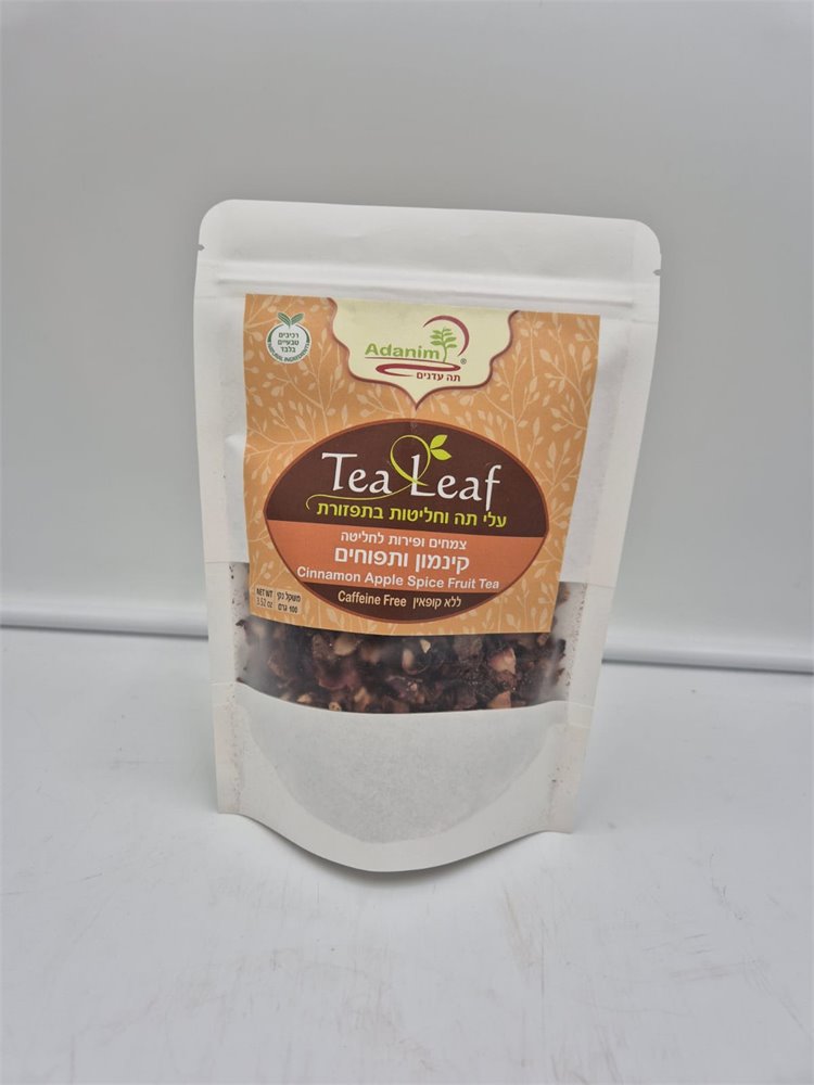עלי תה בטעם קינמון ותפוחים